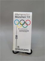 German Olympiaplan Munchen 72 map