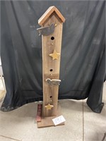 Wooden Porch Birdhouse 41" tall