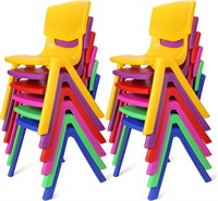 $200  12 Pack Kids Plastic Chairs 12 (Multicolor)