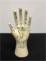 Hand-shaped astrological palm reading stand