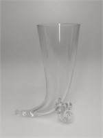 Svend Jensen Glass Beer Horn / of Plenty Vase