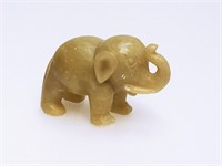 Carved Asian Soapstone Elephant