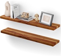 $70  BATODA 36 Wood Shelves  Set of 2 (Acacia)