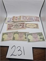 1940s and 50s Era Foreign Currency