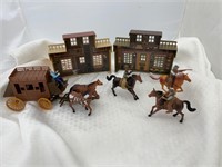 Mini Western Plastic Figures
