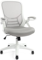 $129  Mesh Office Chair  Adjustable  Grey