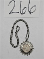Bicentennial Kennedy Half Dollar Necklace