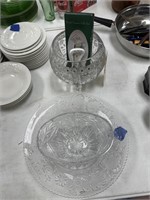 5 pcs Glassware-Serving Bowl Etched Bowl +