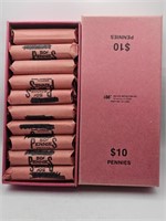$10 Box of Roll Pennies -MOSTLY Wheat Pennies