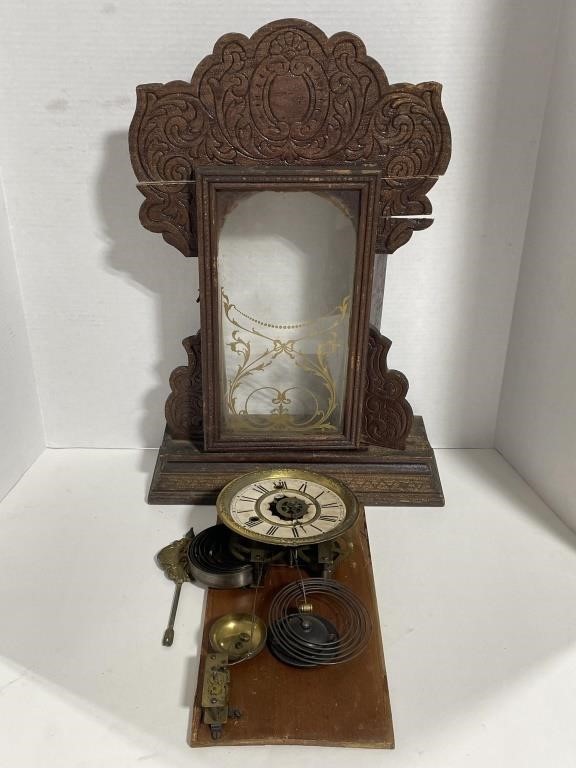 (AA) Waterbury Clock Co. Mantel Clock 22.5in