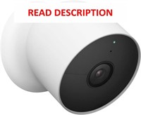 $170  Nest Cam Outdoor/Indoor 2nd Gen - Battery