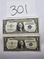 $1.00 Silver Certificate Series 1935D, 1957