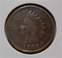 INDIAN HEAD CENT-1901-P