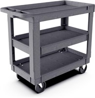 3 Shelf Utility Cart  750 lbs  with Wheels