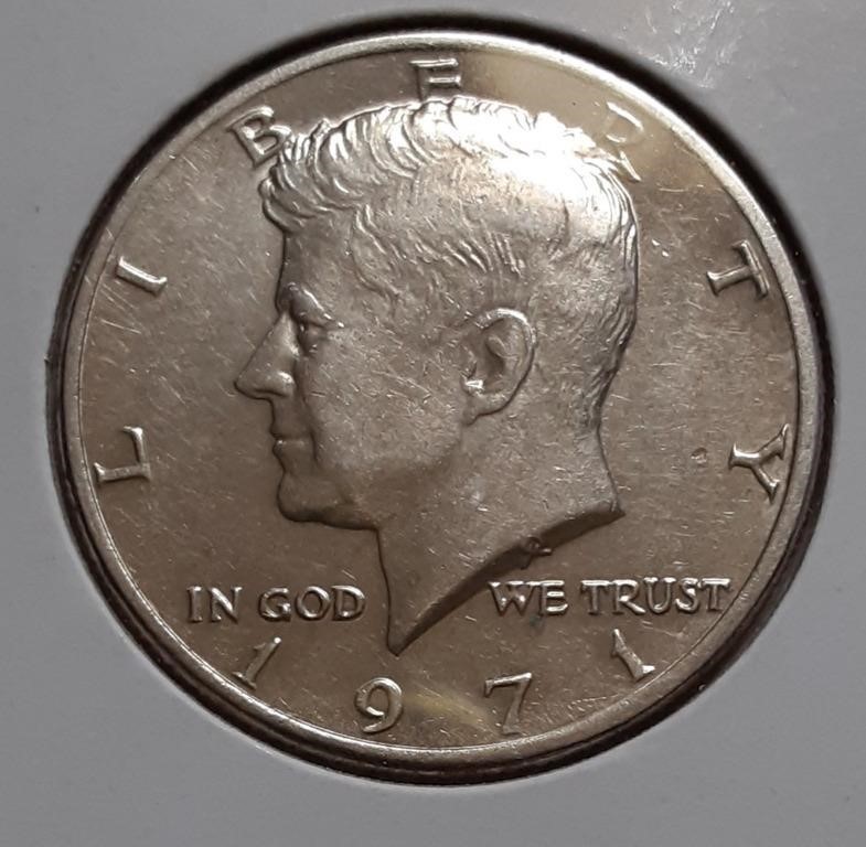 KENNEDY HALF DOLLAR-1971-P