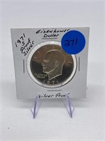 1971-S Proof Silver Eisenhower Dollar
