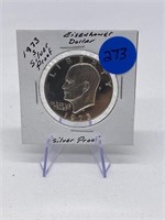 1973-S Proof Silver Eisenhower Dollar