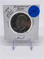1974-S Proof Silver Eisenhower Dollar
