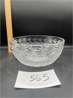 "Leaded Glass"?? Serving Bowl