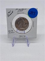 1961 Proof Franklin Half Dollar 90% Silver Proof