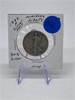 1935-P 90% Silver Walking Liberty Half Fine