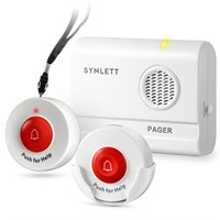 SYNLETT Caregiver Pager Wireless Call Button.