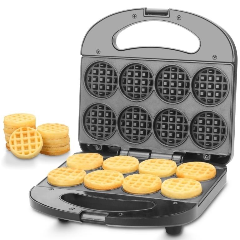 FineMade Mini Waffle Maker Machine