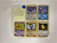 5-Pokemon Cards #33 #37 #39 #40 #51