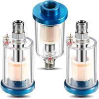 3 Pcs Compressed Air Filter Water Oil Separator