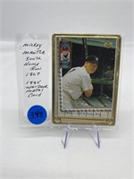 Baseball Card-Mickey Mantle 500th Home Run