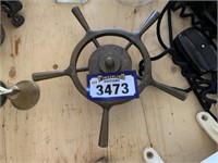 Antique Brass Ship Steering Wheel (7")