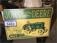 John Deere (JD) GP Metal Sign 11" x 16"