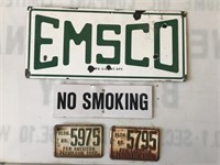 EMSCO Sign, 2 - Pan American Bldg Plates