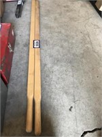 2 UNUSED Wheelbarrel Handles (Wood)