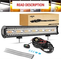 $86  Auxbeam LED Light Bar 420W for Jeep  Boat