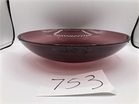 Purple Glassware Serving Bowl - Very Large