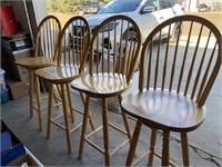 Wooden Swivel Bar Stool (30" H to Seat) /EACH