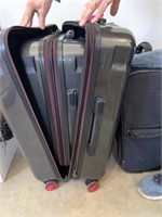 2 Suitcases with Wheels & Black Suitcase