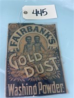 Black Americana Early 1900's Gold Dust Ad