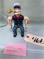 Cast Iron Popeye Moveable Arms