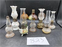Vintage Miniature Oil Lamps
