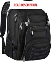 $61  18.4 Laptop Backpack  USB  TSA Friendly  Blue