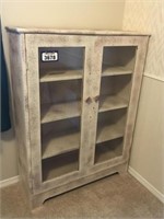 Older Cabinet c/w Glass Front (12"D x 36"W x 47"H)