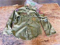 vintage American Boy Scout shirt w/ badges