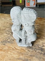 11 " tall stone carving