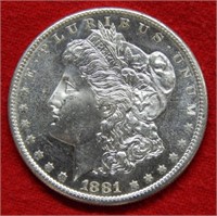 1881 S Morgan Silver Dollar - - Proof Like