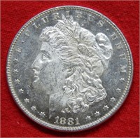 1881 Morgan Silver Dollar - - Proof Like
