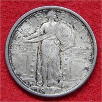 1917 Standing Liberty Silver Quarter Type I