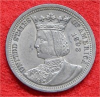 1893 Isabella Silver Commemorative Quarter