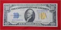 1934 A $10 North Africa Silver Certificate